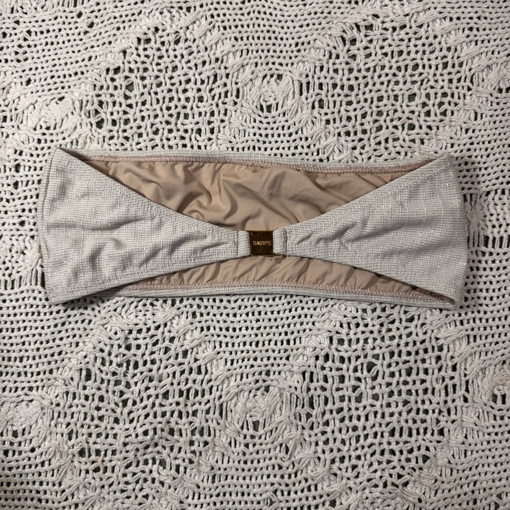 Sauipe Giovanna Bandeau Bikini Top Size Small - Picture 3 of 7